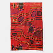 クナインディアンギター キッチンタオル (縦)