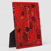 クナインディアンギター フォトプラーク (側面)