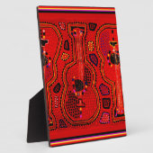 クナインディアンギター フォトプラーク (側面)