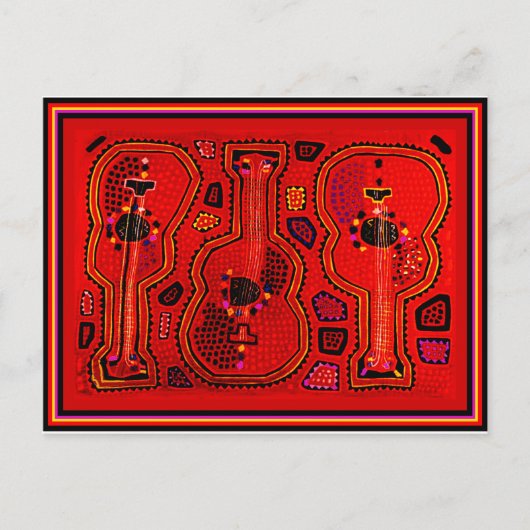 クナインディアンギター ポストカード (正面)