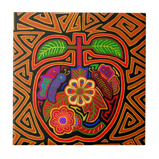 クナインディアンスイートアップルタイル タイル (正面)