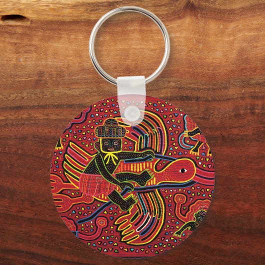クナインディアンストークブリージングベビーデザイン キーホルダー (正面)