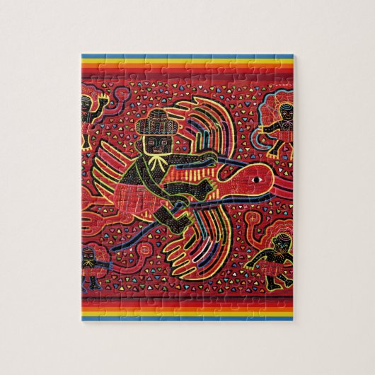 クナインディアンストークブリージングベビーデザイン ジグソーパズル (縦)