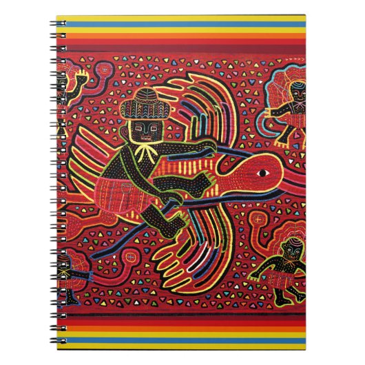 クナインディアンストークブリージングベビーデザイン ノートブック (正面)