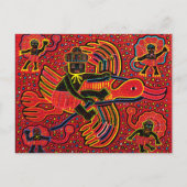 クナインディアンストークブリージングベビーデザイン ポストカード (正面)