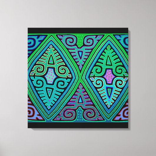 クナインディアンダイヤモンドモラ キャンバスプリント (正面)