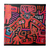 クナインディアントライバルシャーマンとファン タイル (正面)