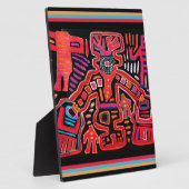 クナインディアントライバルシャーマンとファン フォトプラーク (側面)