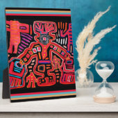 クナインディアントライバルシャーマンとファン フォトプラーク (側面)