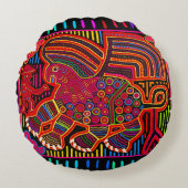 クナインディアンフレンドリードラゴンモラ ラウンドクッション (正面)