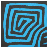 クナインディアンブルーバードモラデザイン ファブリック (見本)