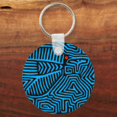 クナインディアンブルーバード キーホルダー (正面)