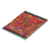 クナインディアンベビーエレファントモラフォークアート ノートパッド (回転)