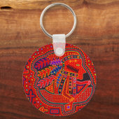 クナインディアンマンインカヌー キーホルダー (正面)