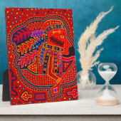 クナインディアンマンインカヌー フォトプラーク (側面)