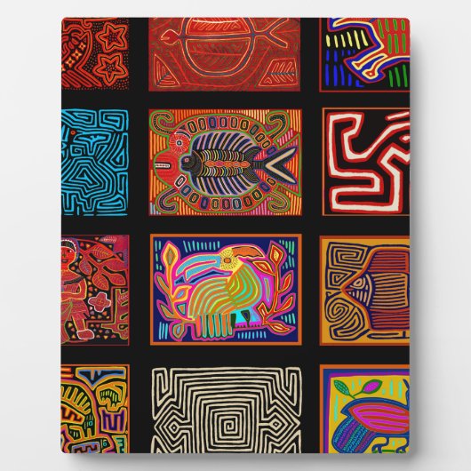 クナインディアンモラコラージュ フォトプラーク (正面)