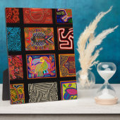 クナインディアンモラコラージュ フォトプラーク (側面)