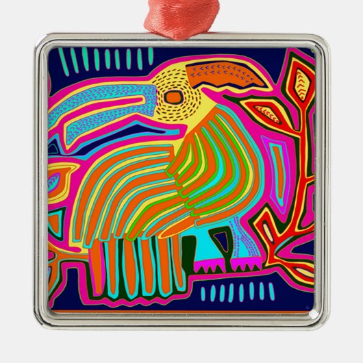 クナインディアンモラコラージュ メタルオーナメント (正面)