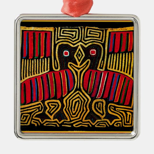 クナインディアンモラダックデザイン メタルオーナメント (正面)