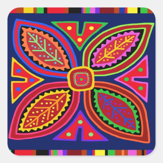 クナインディアンモラフローラ スクエアシール (正面)