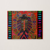 クナインディアンモラ飛んでいるフィッシュ ジグソーパズル (横)