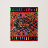 クナインディアンモラ飛んでいるフィッシュ ジグソーパズル (縦)