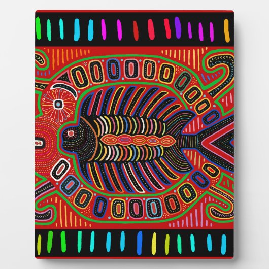 クナインディアンモラ飛んでいるフィッシュ フォトプラーク (正面)