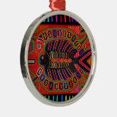 クナインディアンモラ飛んでいるフィッシュ メタルオーナメント (右)