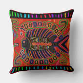 クナインディアン飛んでいるフィッシュモラ装飾用クッション クッション (裏面)