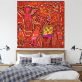 クナシャマンのペヨーテの儀式 – SCOTUS権利を切断 キャンバスプリント (インサイチュ (寝室))