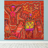 クナシャマンのペヨーテの儀式 – SCOTUS権利を切断 キャンバスプリント (インサイチュ (ウッドフロア))