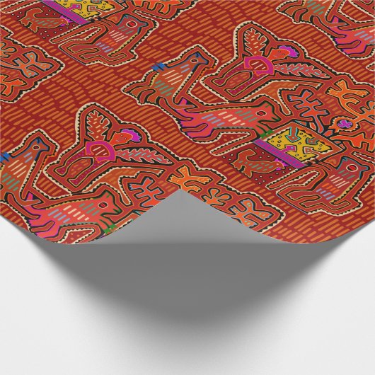 クナシャマンのペヨーテの儀式 – SCOTUS権利を切断 ラッピングペーパー (角)