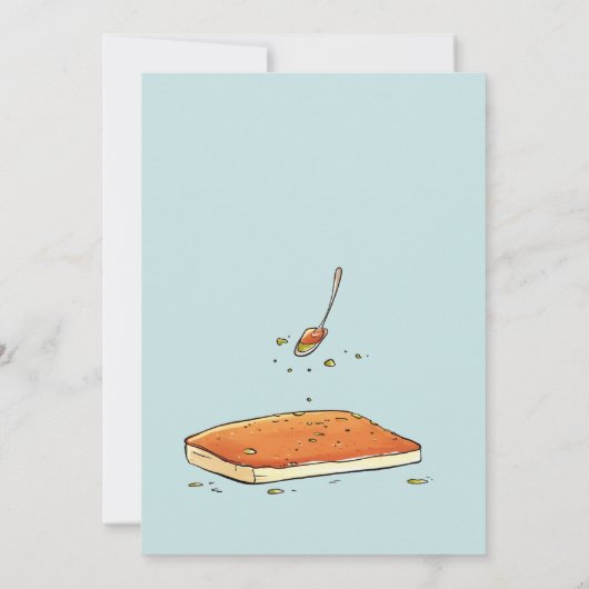 クナファアウトアウタースペースおもしろいミーム 招待状 (裏面)