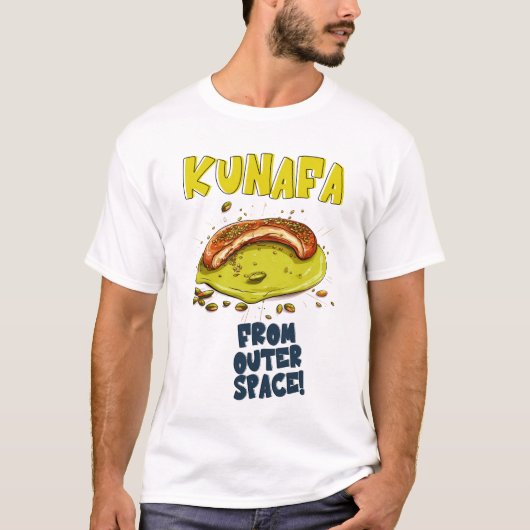 クナファアウトアウタースペースおもしろいミーム Tシャツ (正面)