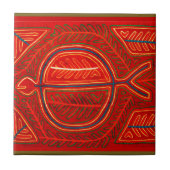 クナモラスティングレイ タイル (正面)