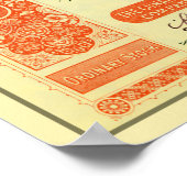 クナード蒸気船会社1909年株券 ポスター (角)