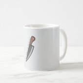 クニとスプーンの障害の漫画のかわいい コーヒーマグカップ (正面右)