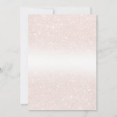 クニセアネラ15thバースデーパーティーピンクグリッター 招待状 (裏面)