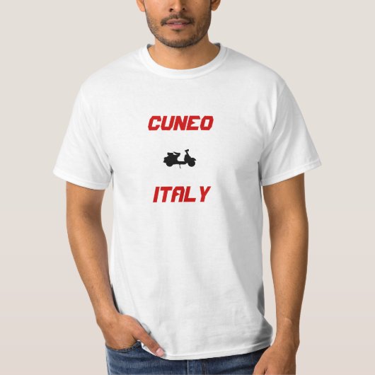 クネオ, イタリア スクーター Tシャツ (正面)