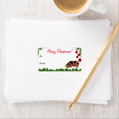 クネクネピグファームクリスマスギフトラベル ラベル (インサイチュ)