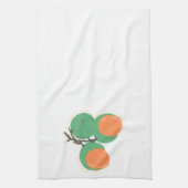 クネパスペインのスライムフルーツハンドドロー キッチンタオル (縦)
