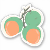 クネパスペインのスライムフルーツハンドドロー シール (正面)