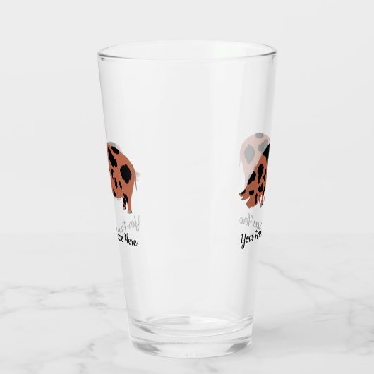 クネパーソナライズされたクネピグファーム タンブラーグラス (左)