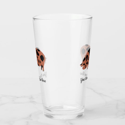 クネパーソナライズされたクネピグファーム タンブラーグラス (右)