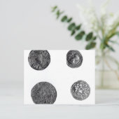 クノベリヌス硬貨、シンベリン硬貨 ポストカード (スタンド正面)