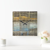 クバクロスプリント  スクエア壁時計 (ホーム)