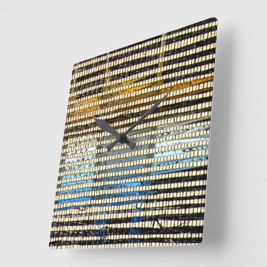 クバクロスプリント  スクエア壁時計 (傾斜)