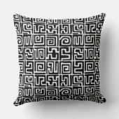 クバスタイルパターン071019 – 白黒 クッション (裏面)