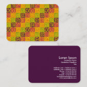 クバスタイルパターン071019 – 色 名刺 (正面/裏面)