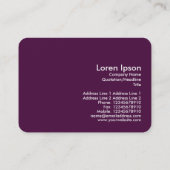 クバスタイルパターン071019 – 色 名刺 (裏面)